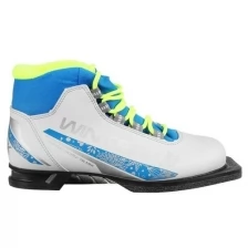 Trek Ботинки лыжные женские TREK Winter 3 NN75, цвет белый, лого синий, размер 37